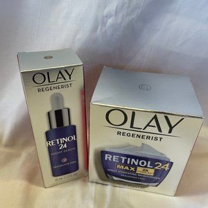 OLAY REGENERIST Retinol 24 Night Cream & Night Serum